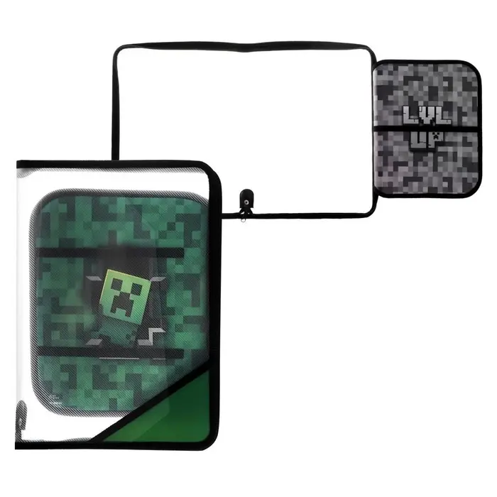 Папка для труда, А4, пластиковая, 23&times;32.5&times;2.5 см &laquo;Пиксели&raquo;