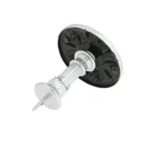 Крючок для штор CAPPIO KS031, d=95 мм, цвет серебро, 2 шт