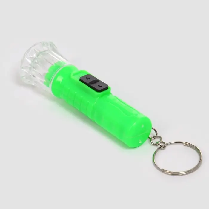 Фонарик брелок для ключей на кольце &laquo;Темминка&raquo;, 1 LED, 2&times;6.5 см, МИКС