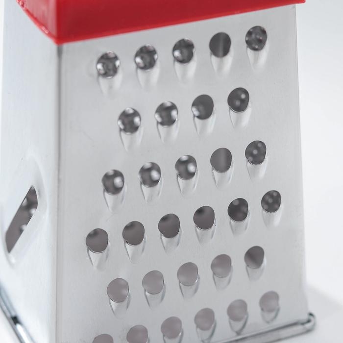 Тёрка четырёхгранная Доляна &laquo;Классика&raquo;, 15 см, цвет МИКС