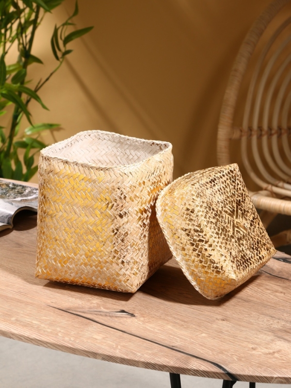 Корзинка плетеная "Аварис" 17х17х25 см