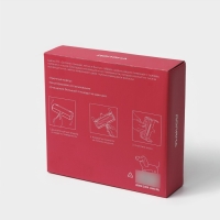 Щётка для удаления волос и шерсти Доляна, 19&times;18,5&times;5,5 см, цвет белый