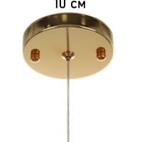 Светильник &laquo;Луна&raquo; 1х40Вт Е27 золото 14,5х14,5х27+100см