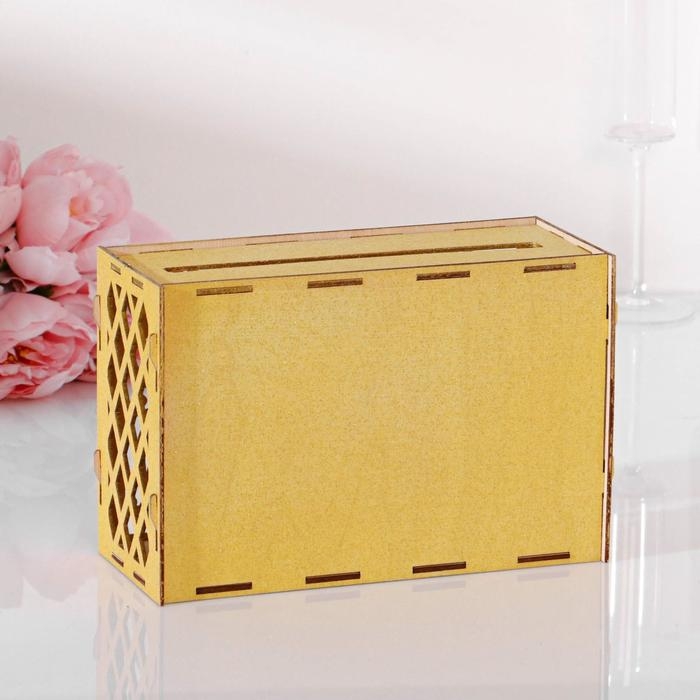 Свадебный банк "Семейный банк", золото, сборный, 24х10х16 см