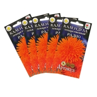 Семена цветов Календула &laquo;Радио&raquo;, набор 5 шт