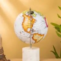 Глобус сувенирный, 23&times;20&times;32 см, подставка мрамор