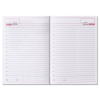 Ежедневник недатированный А5, 160 листов "Вивелла", обложка искусственная кожа, перфорация углов, чёрный