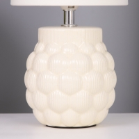 Лампа настольная "Хицугая" 1х40Вт Е14 бежевый 14х14х28см