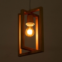 Светильник BayerLux ЭКО "Кира" 1х40Вт Е27 коричневый 20х20х100см