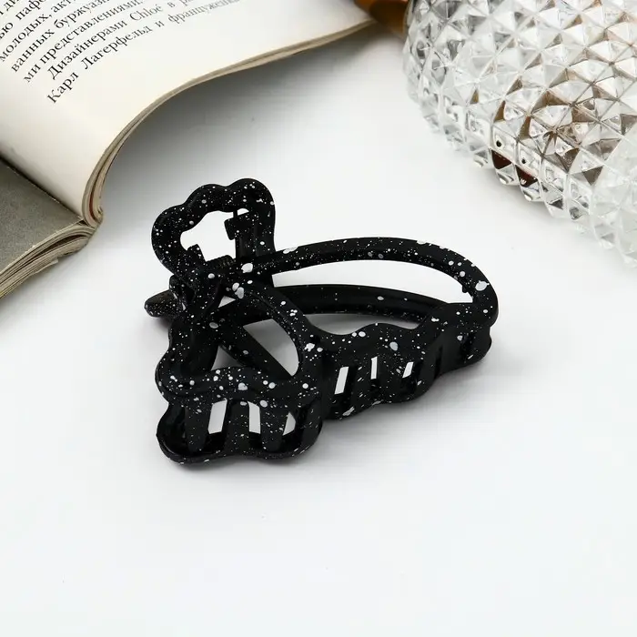 Крабик для волос &laquo;Флоранс&raquo;, бабочка, 6.5 см, МИКС