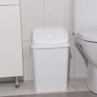 Контейнер для мусора &laquo;Камелия&raquo;, 18 л, белый