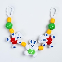 Растяжка на коляску/кроватку &laquo;Лесная сказка&raquo;, 3 игрушки, Аэлита