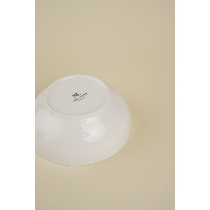 Набор салатников фарфоровых SL Home &laquo;Гатто&raquo;, 1,1 л, d=18,5 см, цвет белый