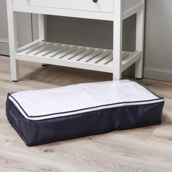 Кофр для хранения вещей LaDо́m, 80&times;45&times;15 см, цвет графитовый