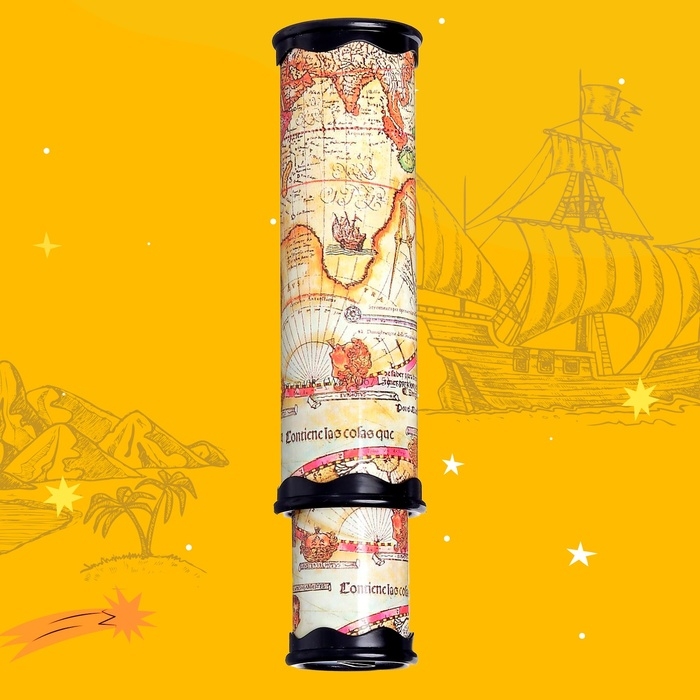 Калейдоскоп &laquo;Карта путешественника&raquo;, 29 см, МИКС