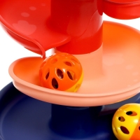 Развивающая пирамидка &laquo;Попади в корзину&raquo;, 6 элементов, цвет МИКС