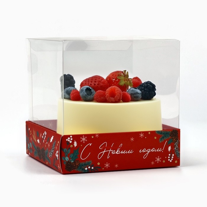 Коробка для кондитерских изделий &laquo;Новогодние мгновения&raquo;, 10 х 10 х 10 см, Новый год