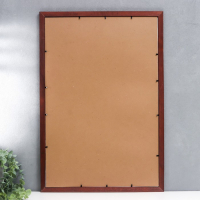 Фоторамка 40х60 см (2502) дерево (пластиковый экран), красный