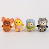 Антистресс сквиш мялка &laquo;Зверята в костюмах&raquo;, в пакете, с пастой