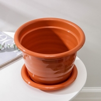 Горшок с поддоном &laquo;Виола&raquo;, 5 л, цвет коричневый