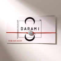 Браслет желаний &laquo;Аквамарин&raquo; на бордовой нити, длина регулируется