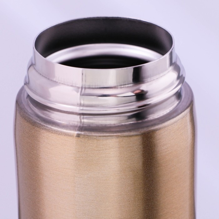 Термос с кнопкой &laquo;Mode Forrest&raquo;, 450 мл, золотой, время сохранения тепла 10-12 ч