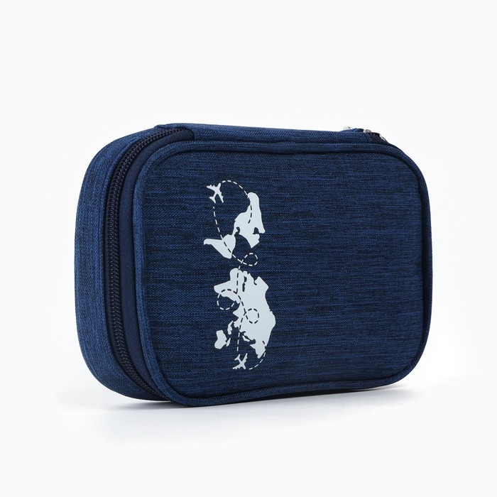 Органайзер для документов &laquo;Путешествие-всегда хорошая идея&raquo;, синий, 19 х 13 см.