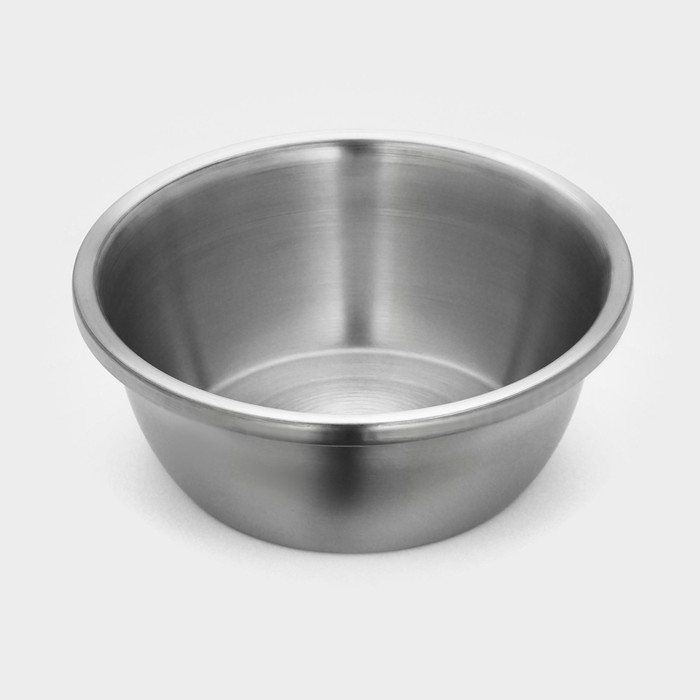 Миска из нержавеющей стали &laquo;Проф&raquo;, 3 л, 24&times;9,5 см, матовая, толщина стали 0,6 мм