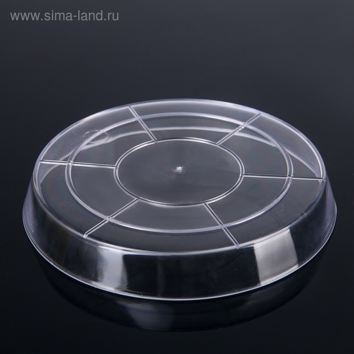 Поддон, d=15, цвет прозрачный