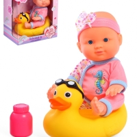 Пупс &laquo;Купание с уточкой&raquo;, с аксессуарами, МИКС