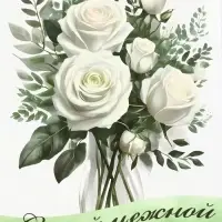 Пакет подарочный крафт &laquo;Самой нежной&raquo; 15&times;8&times;21 См