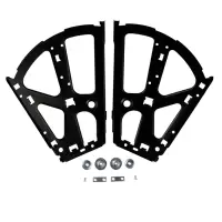 Механизм для обувницы полок CAPPIO, 2-х ярусная, до 13 мм, металл, черный