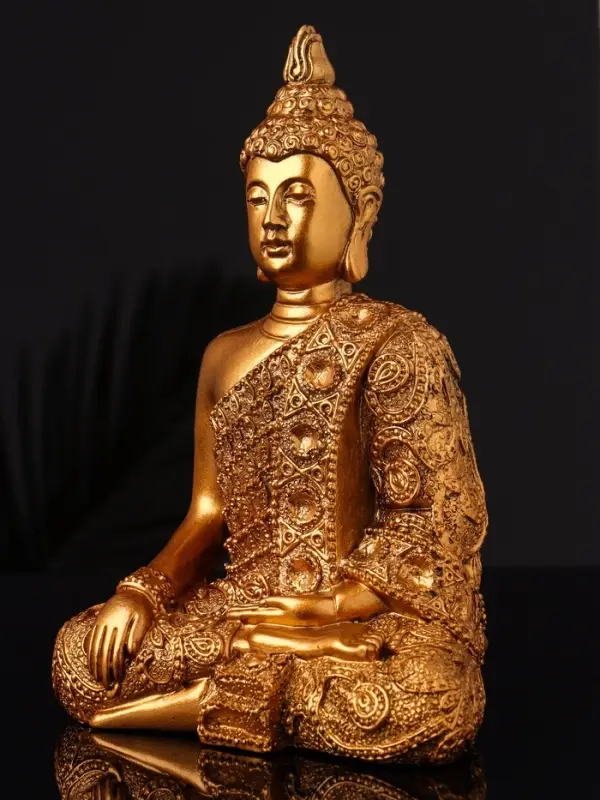 Фигура "Будда большой"  17х13 см, бронза