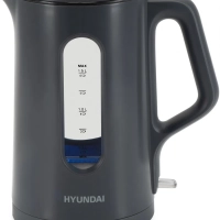 Чайник HYK-G4508 1,5л 1700Вт серый (стекло)