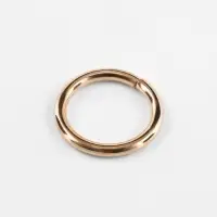 Кольца для сумок, d=20 мм, толщина - 3 мм, 10 шт., цвет золотой