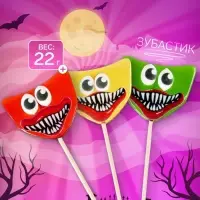 Карамель на палочке &laquo;Зубастик&raquo; микс 22 г