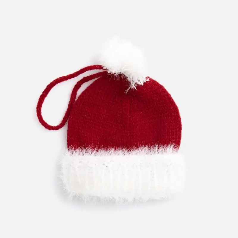 Подвеска на елку &laquo;Вьюшка&raquo;, шапочка, красная