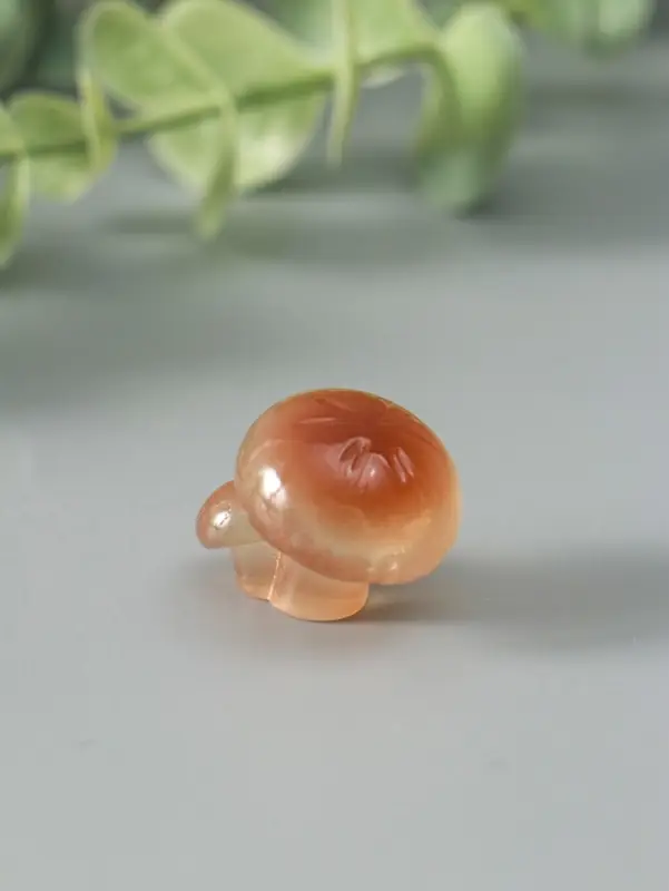 Сувенир эпоксидная смола флюоресцентный "Грибочки" набор 9 шт 1х2,4 см