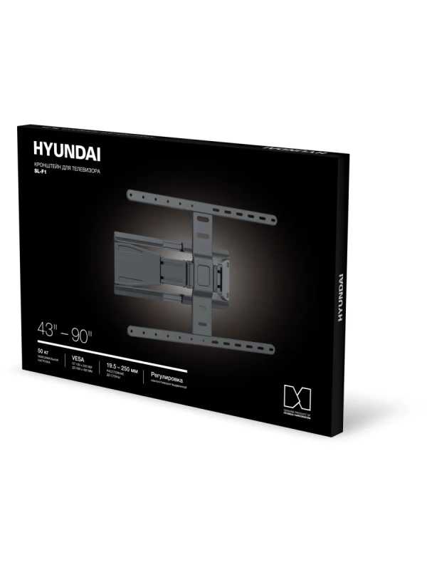 Кронштейн для телевизора SL-F1 черный 43"-90" макс.50кг