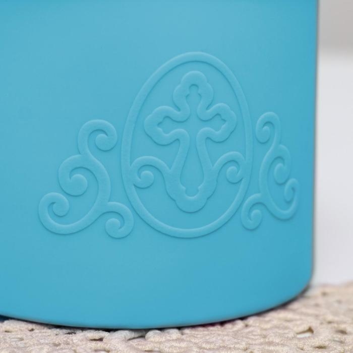 Набор силиконовых форм для выпечки на пасху &laquo;ХВ&raquo; голубые, 3 шт.