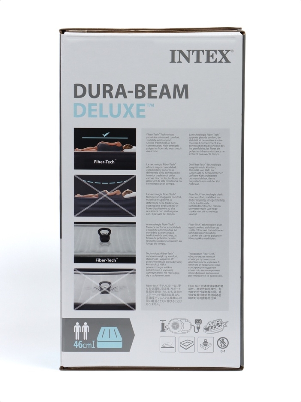 Кровать надувная QUEEN ULTRA с изголовьем 152 х 236 х 86 см, с встр насосом 64448ND