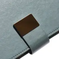 Органайзер на кольцах, А5, с хлястиком, 80л, линия, к/зам, Зеленый