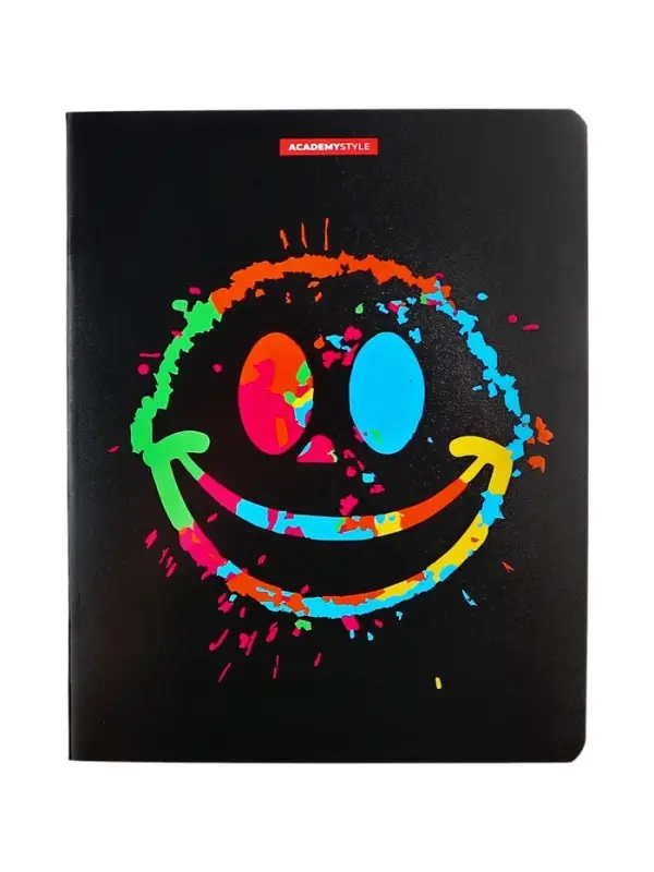 Тетрадь 48 листов, в клетку &laquo;Смайлы&raquo;, мелованный картон, МИКС