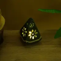 Подсвечник "Пирамидка" керамика, цв. МИКС, 8х8х12 см