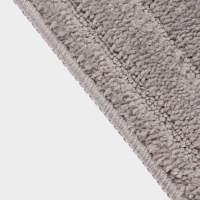 Коврик Savanna, 50&times;80 см, ворс 1 см, микрофибра, серый