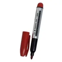 Маркер перманентный, 4.0 мм, красный