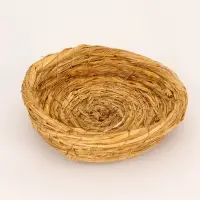 Гнездо для птиц плетёное из соломы, 20,5 х 4 см