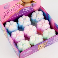 Сквиш антистресс - игрушка &laquo;Лапка&raquo;, с блёстками