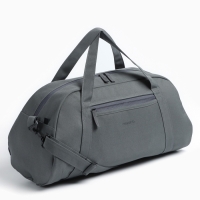Сумка спортивная на молнии, размер универсальный , цвет серый