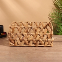 Корзина плетеная 26x19x12 см, водный гиацинт